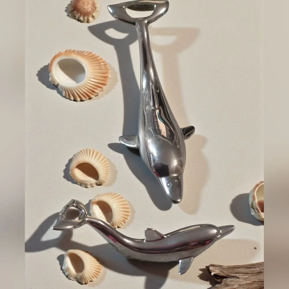 Dolphin 1991 Bottle Opener Silver Plated